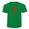 FLAURA Morocco Soccer #7 Ziyech World Football Fans Adult Men's Unisex T-Shirt (Green, 5X-Large) view 3