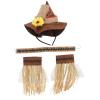 4 Pcs Hat Party Hat Halloween Costume Set with Headband Necklace Wristband Cosplay Costume Accessories Wicked Dress-up for Halloween Decoration view 1