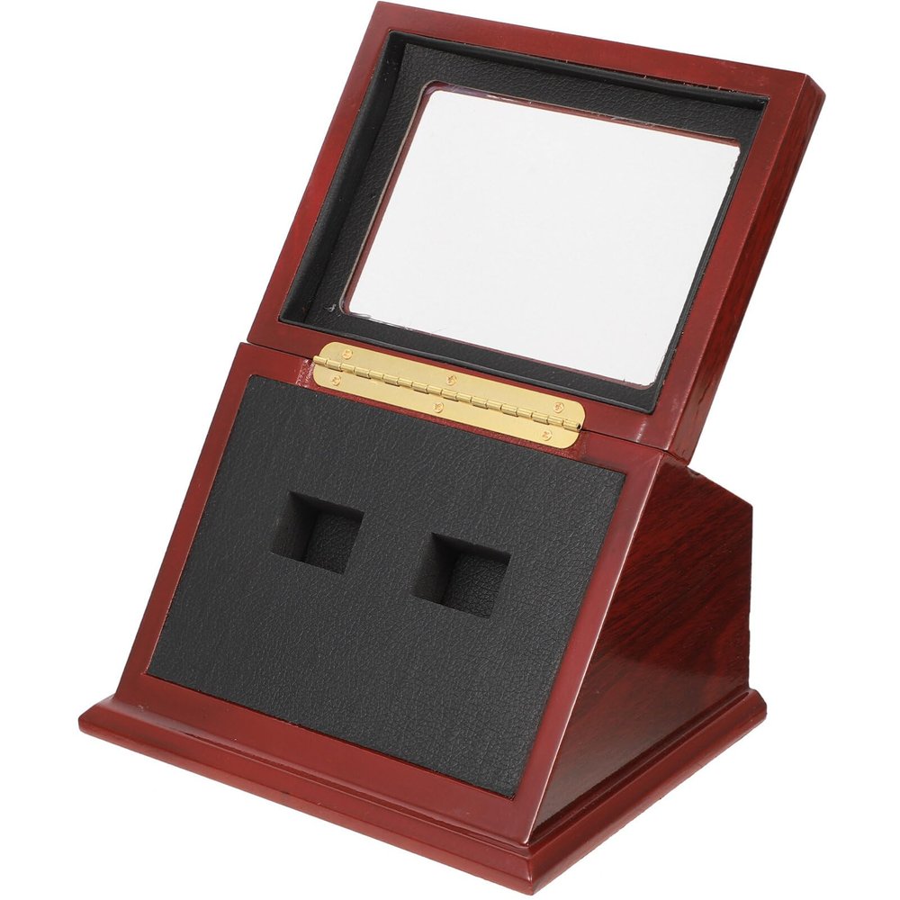 BESPORTBLE Ring Display Case Compact and Portable Ideal for Championship Ring Protection and Display