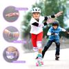 SULIFEEL Rainbow Unicorn Inline Skates for Kids with Adjustable Protective Gear Set Purple Medium view 2