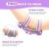 SULIFEEL Rainbow Unicorn Inline Skates for Kids with Adjustable Protective Gear Set Purple Medium view 3