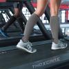 Thoxcare Compression Socks for Women Men 20-30mmHg, Knee High Support Circulation Socks for Medical Flight Travel Sports, 2Pairs-Gray/Black, L/XL view 3