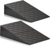 Squat Wedge (Pair) - Optimize Squatting Form and Improve Strength & Size - Squat Ramp for Better Squats Mechanics for Barbell, Dumbbell and Bodyweight (Black) view 1