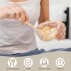 2Pcs Wooden Spoons Forks Set, Dual Purpose Tableware Reusable Wood Cutlery Wooden Spoon And Fork for Camping Travel Utensil Cutlery Set view 2