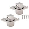 1/2 Pcs Boat Bung Drain Plug316 Stainless Steel 70mm Water Plug Yacht Outlet Plug DrainW/Rubber Seal washers (1) view 1