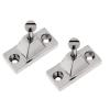 2Pcs Marine Stainless Steel Boat Deck Hinges Side Mount Bimini Top Fitting Hardware for Marine Canopy Tops view 1
