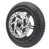Electric Scooter Rear Tire Set, Explosion Proof Scooter Wheel Hub Tyre, Shock Absorbing Anti Slip 8.5 Inch Rear Wheel for , Tire, 120MM Disc Brake Scooter Replacement Set view 1
