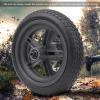 Electric Scooter Rear Tire Set, Explosion Proof Scooter Wheel Hub Tyre, Shock Absorbing Anti Slip 8.5 Inch Rear Wheel for , Tire, 120MM Disc Brake Scooter Replacement Set view 2