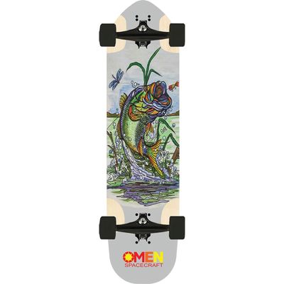 Omen Giza BigMouth Complete Skateboard - 9.67x36