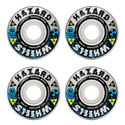 Hazard Skateboard Wheels 51mm High Risk CP+ Radial 101A