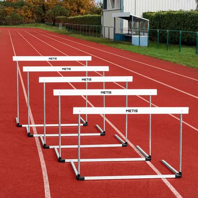 METIS Alloy Hurdles [Junior/Senior] - Adjustable Track and Field Equipment | Packs of 1, 5 or 10 (Pack of 1, Senior)