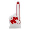 FUNSTITUTION Giant Foam Finger 18 Inch - Female Foam Hand for All Occasions - Seen on Miley Cyrus - Cheerleading for Sports - Use as Celebration Pom Poms White view 1