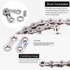 9 Speed Bike Chian 116 Links with Spare Master Links Hollow Out for Road Mountain Racing Cycling view 3