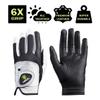 HIRZL Trust Control 2.0 Golf Gloves, All Weather Mens Golf Glove, White/Black, Kangaroo Leather Palm, Cabretta Leather Backhand, Trusted by Pros, Sweat Free, Ultimate Grip view 3