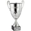 SHOP AWARDS AND GIFTS Silver Trophy Cup on Marble Base with Custom Plate, Engravable Customizable Personalized Award for Employee Recognition, Work, School, Leader, Sports, 17-1/4 Inch view 2