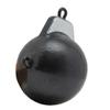 Extreme Max 3006.6891 Coated Ball-with-Fin Downrigger Weight - 10 lbs. with Silver Flash view 2