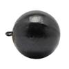 Extreme Max 3006.6891 Coated Ball-with-Fin Downrigger Weight - 10 lbs. with Silver Flash view 3