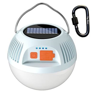 Lanterns for Power Outages | Camping Lantern | Led Solar Lantern | Emergency Lantern | Work Time 6-10H | Waterproof (Blue,L 120*110cm)