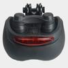 DULASP Bike Seat Cushion, Memory Foam Bicycle Saddle, Waterproof Bicycle Seat with LED Taillights view 2