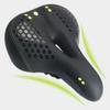 DULASP Bike Seat Cushion, Memory Foam Bicycle Saddle, Waterproof Bicycle Seat with LED Taillights view 3