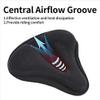 DULASP Bike Seat Cushion, Foam & Gel Padded Exercise Bike Seat Cushion for Women and Man, Comfortable Large Wide Bike Seat Cover view 3