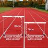 METIS Alloy Hurdles [Junior/Senior] - Adjustable Track and Field Equipment | Packs of 1, 5 or 10 (Pack of 1, Junior) view 2