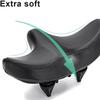 DULASP Bike Seat Oversized Bicycle Saddle Most Comfortable Replacement Bicycle Saddle Wide Soft Padded Bike Saddle for Bike view 3