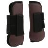 1 Pair Horse Support Boots PU Shell Neoprene Protective Horse Leg Guard Open Front Boots Horse Exercise Boots Hoof Boot, Horse Support Boots Equestrian Equipment Horse Leg Wraps() view 1