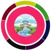 Country Brook Design - 1 Inch Hot Pink Climbing Spec Tubular Nylon Webbing, 100 Yards view 1