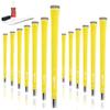 Karma Neion II Yellow Men's Standard Golf Grip Kit with 13 Golf Grips, Tape Strips, Solvent, Rubber Shaft clamp view 1