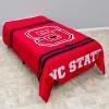 College Covers Everything Comfy North Carolina State Big Logo Soft and Colorful Comforter Set - Full view 2