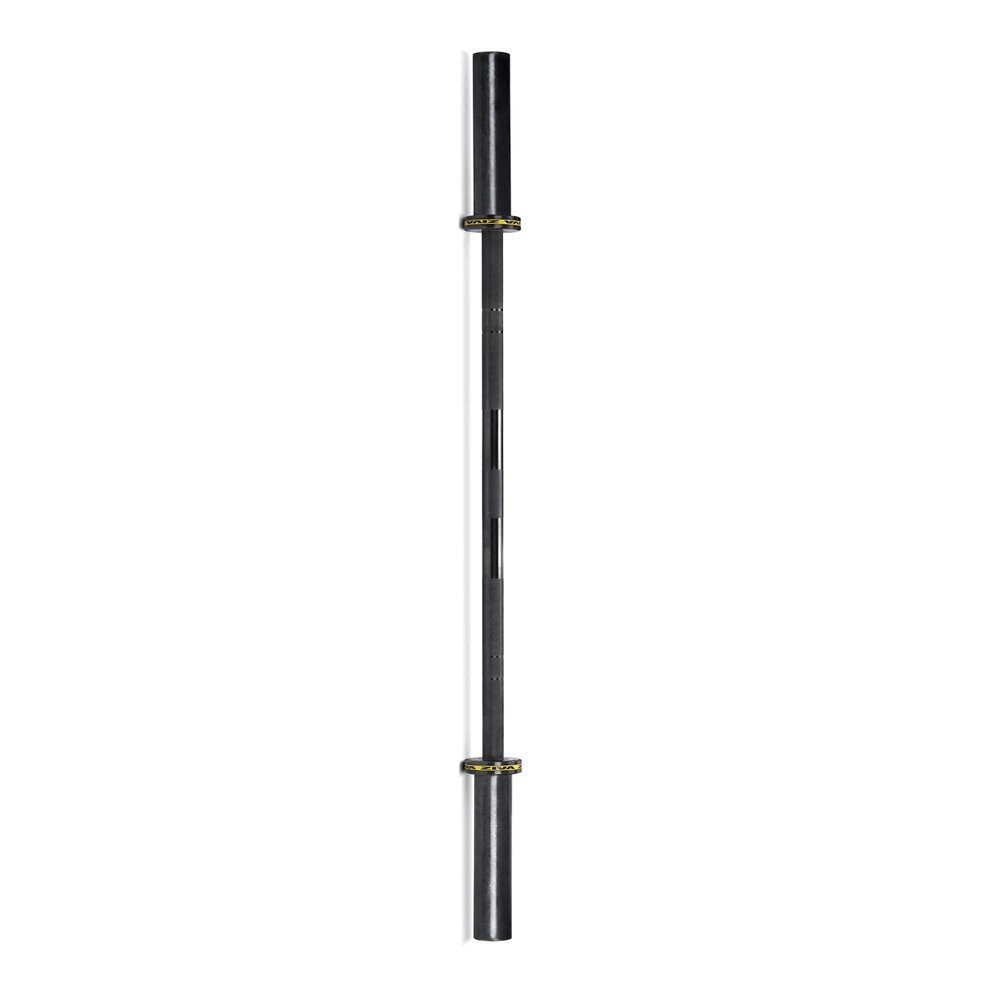 ZIVA Performance 7-Foot Olympic Barbell - Multipurpose Premium Olympic Weight Power Lifting Bar for Strength Training Fits 2" Plates - Knife Edging Knurled Grip, 2 Set Needle Bearings 1000 lb tested (Black)
