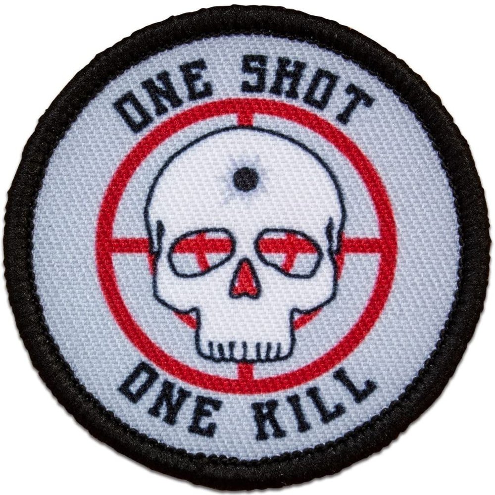 One Shot One Kill Embroidered Patch