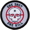 One Shot One Kill Embroidered Patch view 1