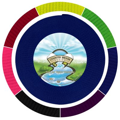 Country Brook Design - 1 Inch Royal Blue Climbing Spec Tubular Nylon Webbing, 10 Yards