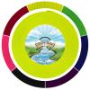 Country Brook Design - 1 Inch Hot Yellow Climbing Spec Tubular Nylon Webbing, 100 Yards view 1