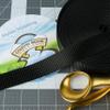 Country Brook Design - Nylon Webbing 3/4 Inch Straps for Bags, Furniture Straps, Molle Straps, Nylon Strap, Bag Straps, Lashing Straps, Purse Making Supplies (Black, 50 Yards) view 3