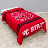 College Covers Everything Comfy North Carolina State Big Logo Soft and Colorful Comforter Set - Queen view 1