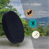 Country Brook Design - 1 1/2" Cotton Webbing Strap - Lightweight, Organic and Gentle with Skin Cotton Strapping (Black, 50 Yards) view 3