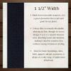 Country Brook Design - 1 1/2" Cotton Webbing Strap - Lightweight, Organic and Gentle with Skin Cotton Strapping (Black, 50 Yards) view 4