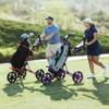 Clicgear Model 4.0 Golf Push Cart, 3-Wheel Foldable Walking Golf Cart (Red) view 3