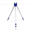 Portable Folding Fishing Rods, Aluminum Tripod, with 3 Sections Retractable Fishing Rod Bracket, for Outdoor Beach Travel Camping Fishing Stand Rest Tackle view 1