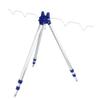 Portable Folding Fishing Rods, Aluminum Tripod, with 3 Sections Retractable Fishing Rod Bracket, for Outdoor Beach Travel Camping Fishing Stand Rest Tackle view 3