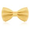 PAFUWEI Men's Pre-Tied Bow Tie, Tux Bowtie Solid Color Neck Bow Ties Adjustable Length Formal Satin Bow Tie for Wedding Party (Polyester, Cream) view 1