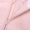 Infant Girls Winter Coat Rabbit Ears Hooded Jacket Fleece Zipper Thicken Windproof Car Seat Coats (Pink, 12-18 Months) view 2