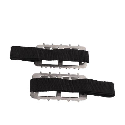 Snow Ice Crampons, Crampons Shoes Chain Bundled Adjustable Non Slip 2PCS Ergonomic for Fishing