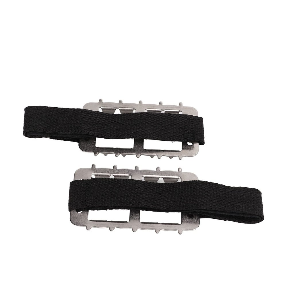 Snow Ice Crampons, Crampons Shoes Chain Bundled Adjustable Non Slip 2PCS Ergonomic for Fishing