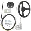 labwork 13FT Outboard Boat Rotary Steering System with Wheel Replacement for SS13714 Marine view 1