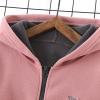 Toddler Kids Boys Girls Long Sleeve Fleece Zippered Hoodie Coat Boys Fall Winter Thicken Warm Jacket (Pink, 5-6 Years) view 3