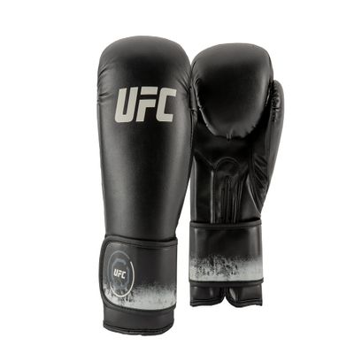 UFC Octagon Lava Boxing Gloves (Black, 12oz)